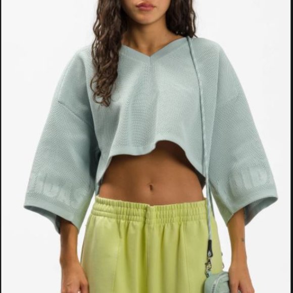 IVY PARK Tops - Ivy Park x Adidas Drip2  Knit Crop Top NWT Small